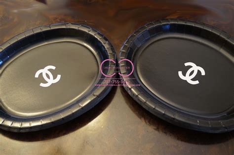 Parisian “Chanel” Inspired Plates 